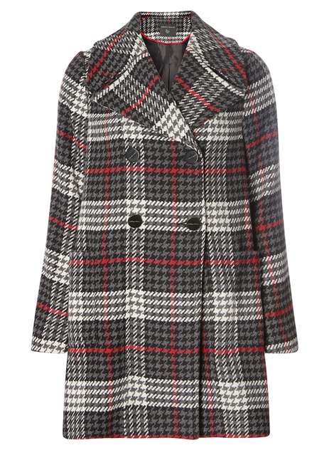 Red Check Dolly Coat